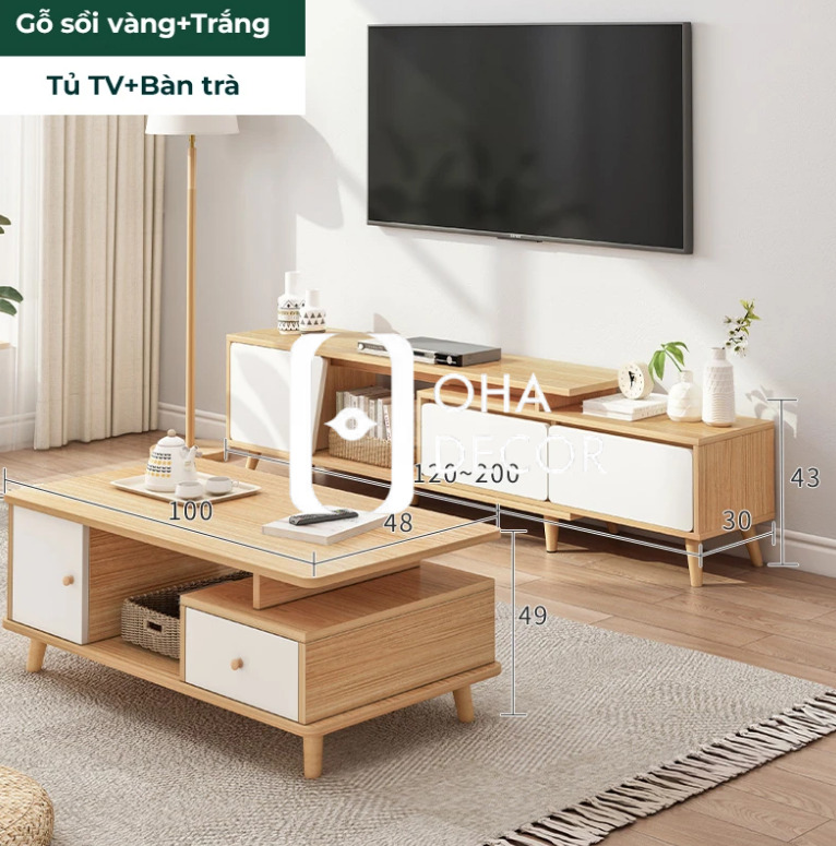 Top 10 mẫu kệ tivi gỗ tự nhiên sàn thiết kế hiện đại Hà Nội 2025 5 Kệ Tivi Gỗ Tự Nhiên Sàn Thiết Kế Hiện Đại