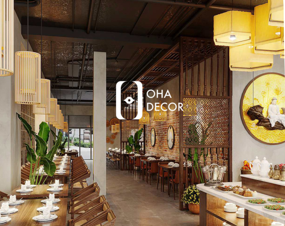 Top 12 Dự Án Nhà Hàng Chay Đã Hoàn Thành Ấn Tượng Từ Oha Decor Hội An 2 Dự án nhà hàng chay đã hoàn thiện Oha Decor