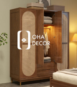 Tủ Quần Áo Cánh Mây Khung Gỗ Tự Nhiên HCM: Lựa Chọn Hoàn Hảo Cho Không Gian Sống Hiện Đại 3 Tủ Quần Áo Cánh Mây Khung Gỗ Tự Nhiên