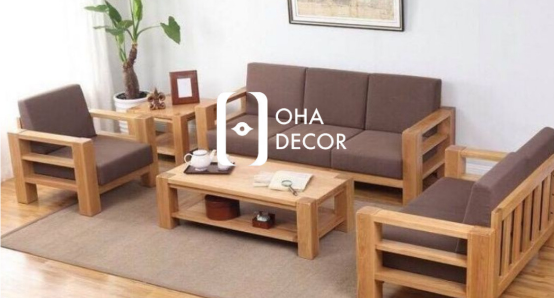 Top 10 Mẫu Sofa Gỗ Tự Nhiên Quảng Bình Đẹp Nhất 2025 – Chất Lượng Cao Cấp Từ Oha Decor 7 Sofa gỗ tự nhiên
