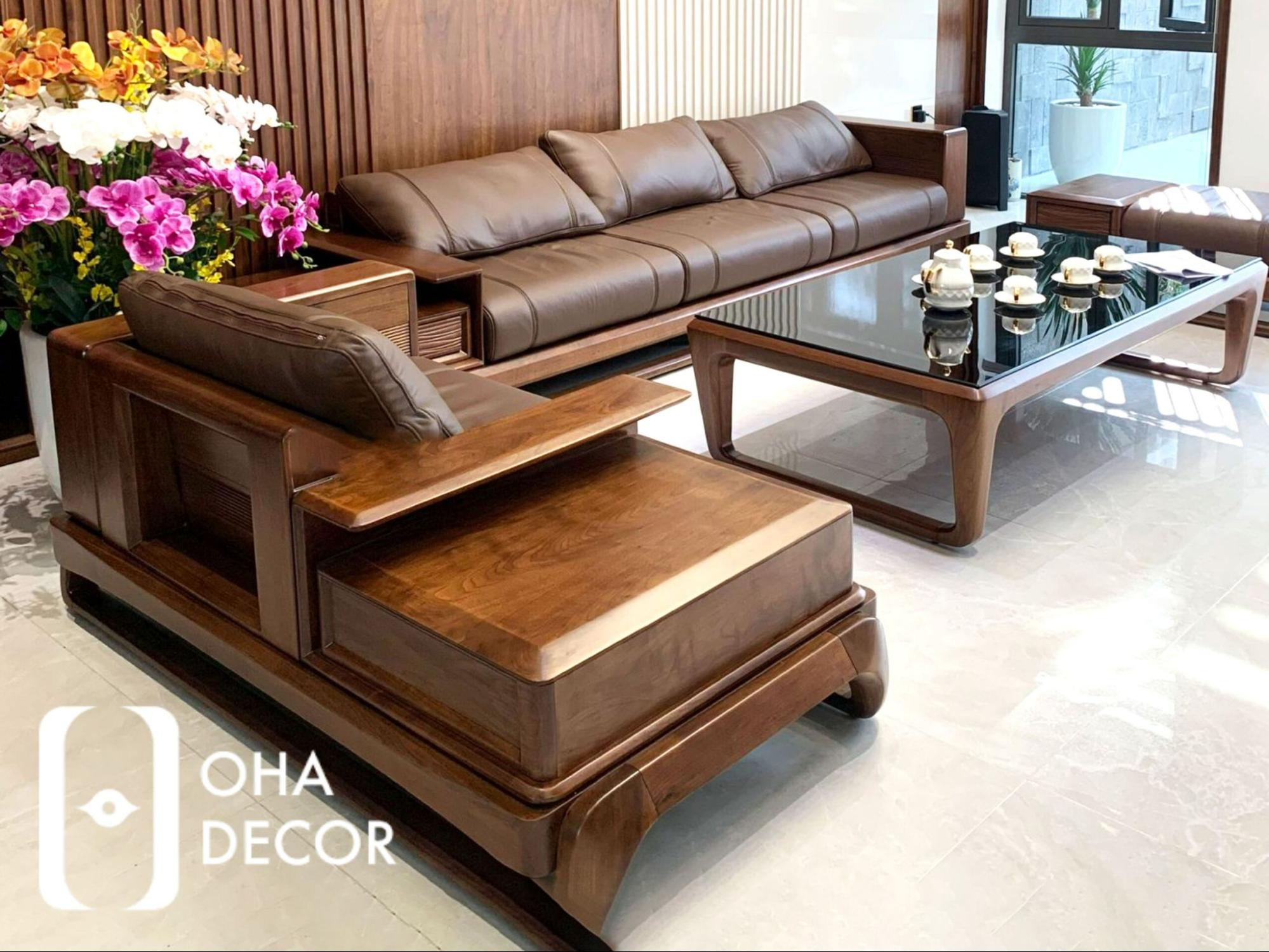 Top 10 Mẫu Sofa Gỗ Tự Nhiên Được Ưa Chuộng Nhất Hiện Nay Tại Hồ Chí Minh 5 sofa gỗ