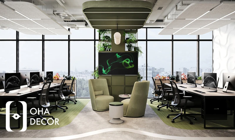 thi công văn phòng