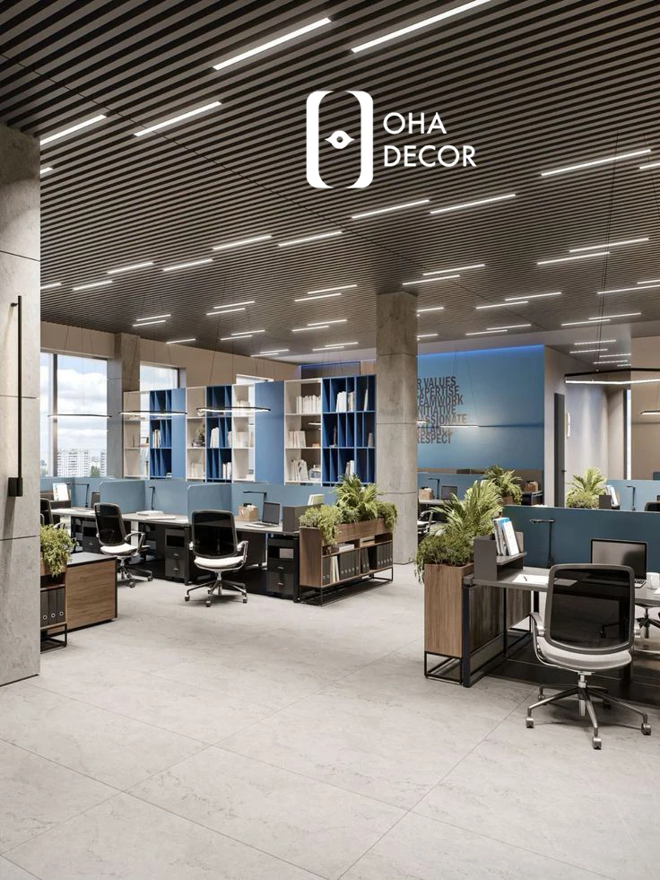 thi công văn phòng