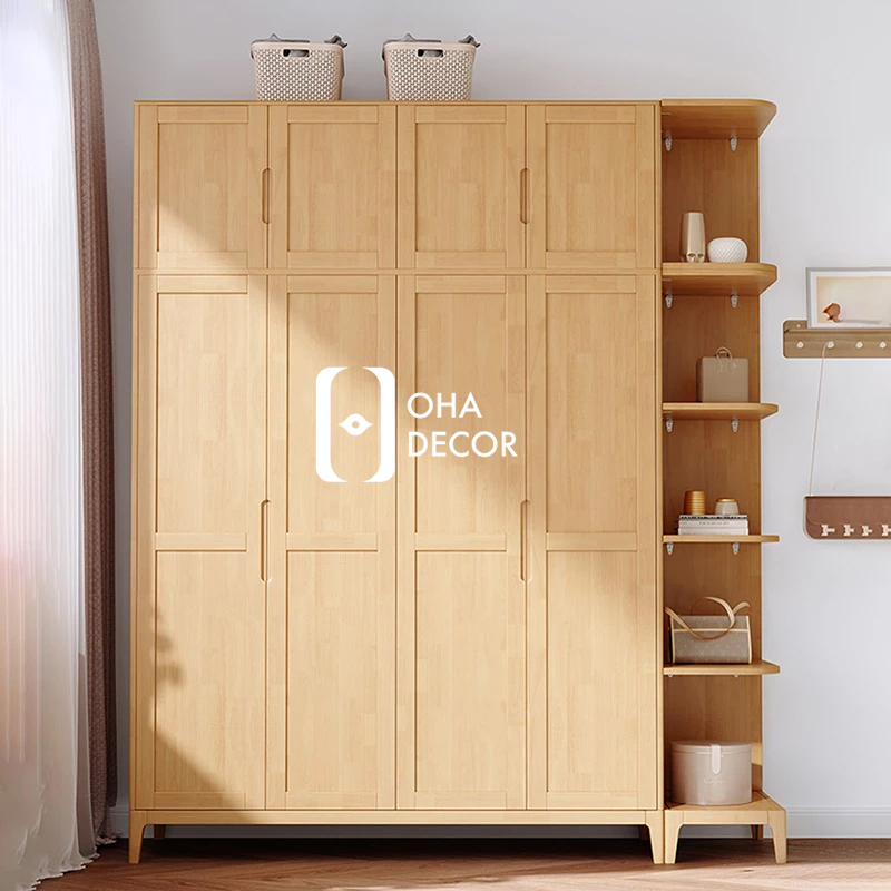 Tủ Quần Áo Gỗ Phong Cách Hiện Đại – Lựa Chọn Hoàn Hảo Cho Nội Thất 2025 Tại Hà Nộ 4 tủ quần áo gỗ