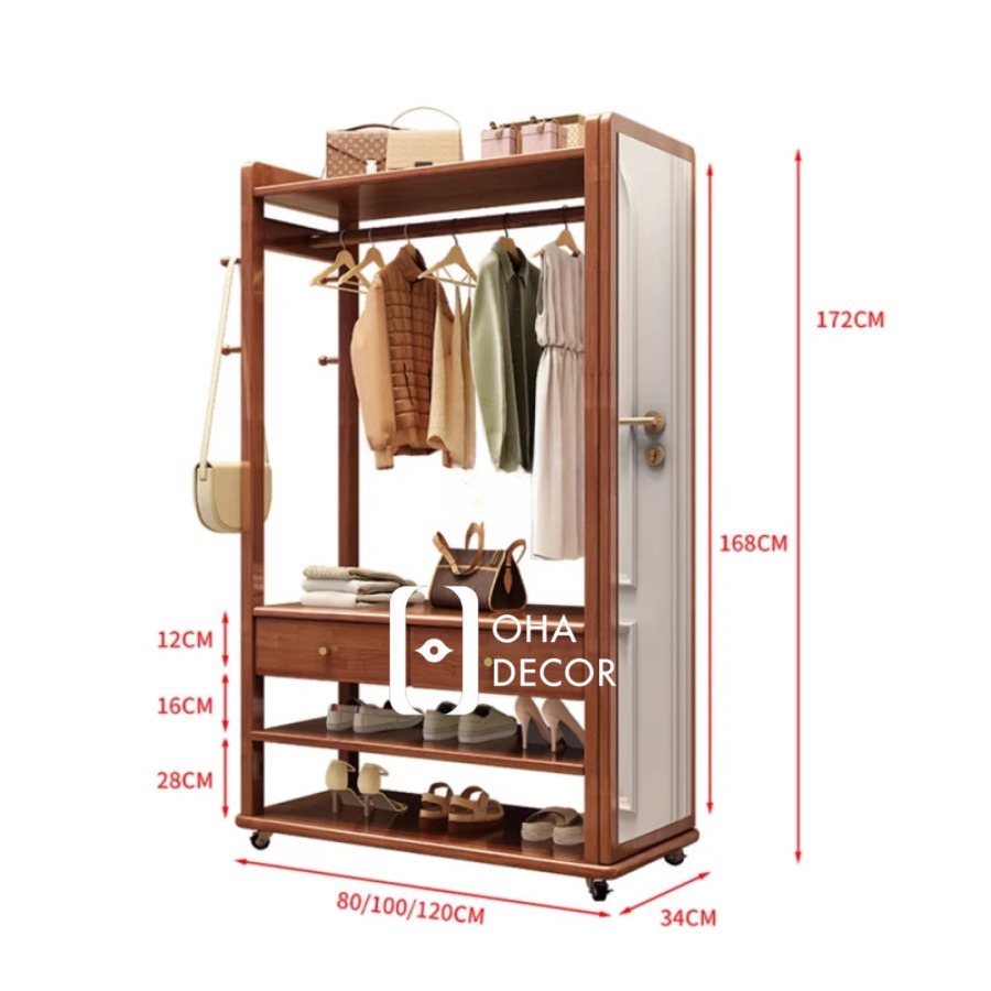 Kệ Gương Hiện Đại Tích Hợp Đa Năng 2 Kệ Gương Hiện Đại Tích Hợp Đa Năng