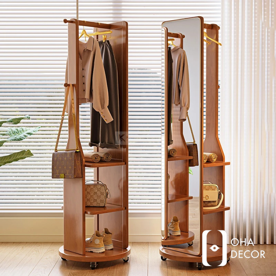 tủ quần áo gỗ gõ đỏ 2