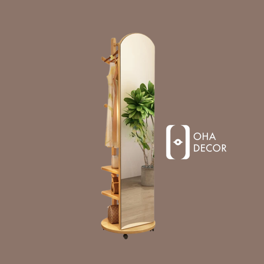 Kệ Gương Tích Hợp Đa Năng, Di Chuyển Dễ Dàng 2 Kệ Gương Tích Hợp Đa Năng, Di Chuyển Dễ Dàng