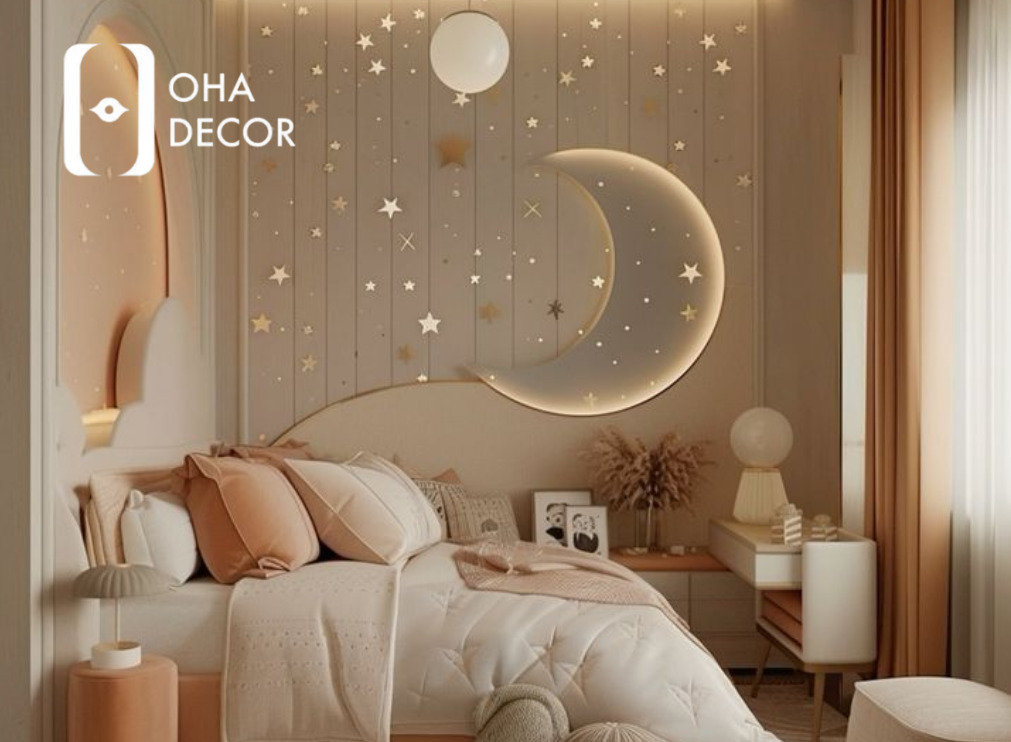 Top 9 Mẫu Giấy Dán Tường 3D Phòng Ngủ Cho Bé Gái Đà Nẵng Đẹp Lung Linh 2025 4 giấy dán tường 3d phòng ngủ cho bé gái Đà Nẵng