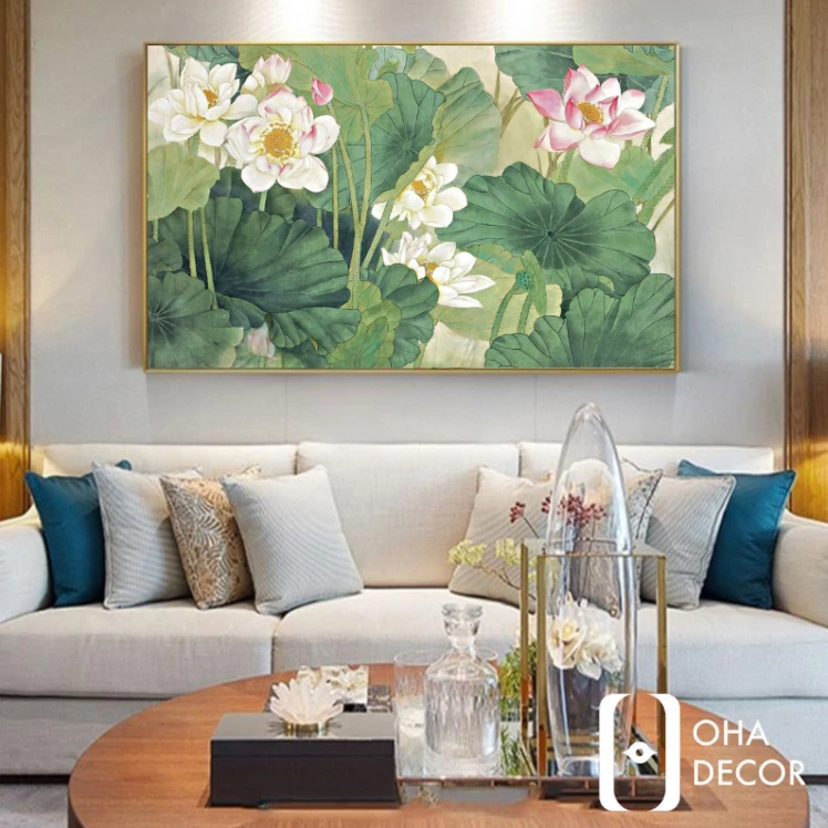 Top 10 Tranh Lụa Hoa Sen Phú Thọ Đẹp Nhất Và Ý Nghĩa Phong Thủy Sâu Sắc Năm 2025 6 tranh lụa hoa sen