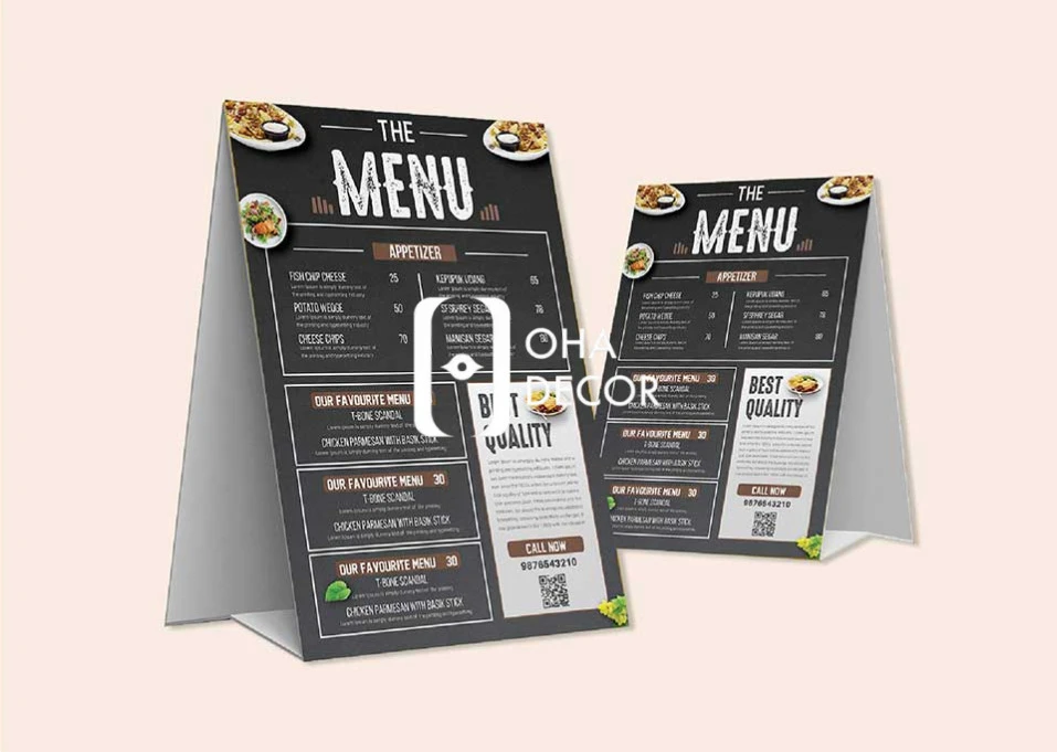 Top 10 lợi ích khi sử dụng dịch vụ in menu fomex Bắc Ninh 3 In menu fomex