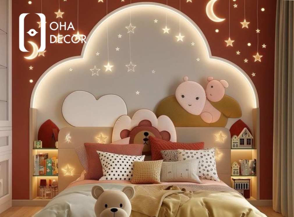 Top 9 Mẫu Giấy Dán Tường 3D Phòng Ngủ Cho Bé Gái Đà Nẵng Đẹp Lung Linh 2025 6 giấy dán tường 3d phòng ngủ cho bé gái Đà Nẵng