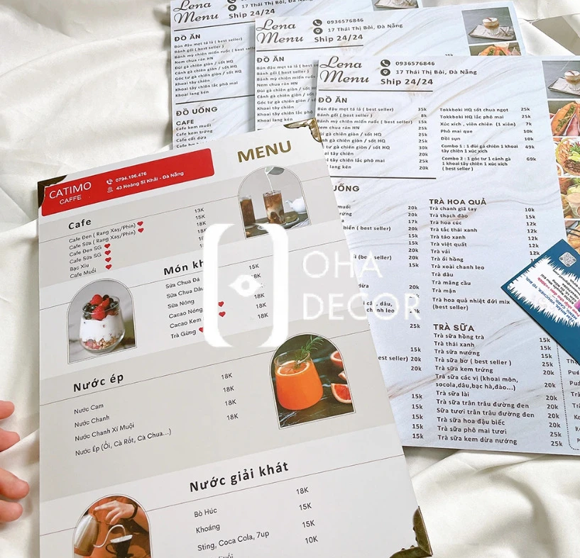 Top 10 lợi ích khi sử dụng dịch vụ in menu fomex Bắc Ninh 6 In menu fomex