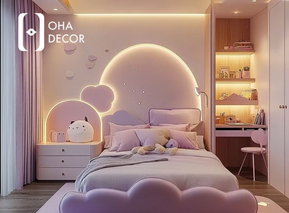 Top 9 Mẫu Giấy Dán Tường 3D Phòng Ngủ Cho Bé Gái Đà Nẵng Đẹp Lung Linh 2025 2 giấy dán tường 3d phòng ngủ cho bé gái Đà Nẵng