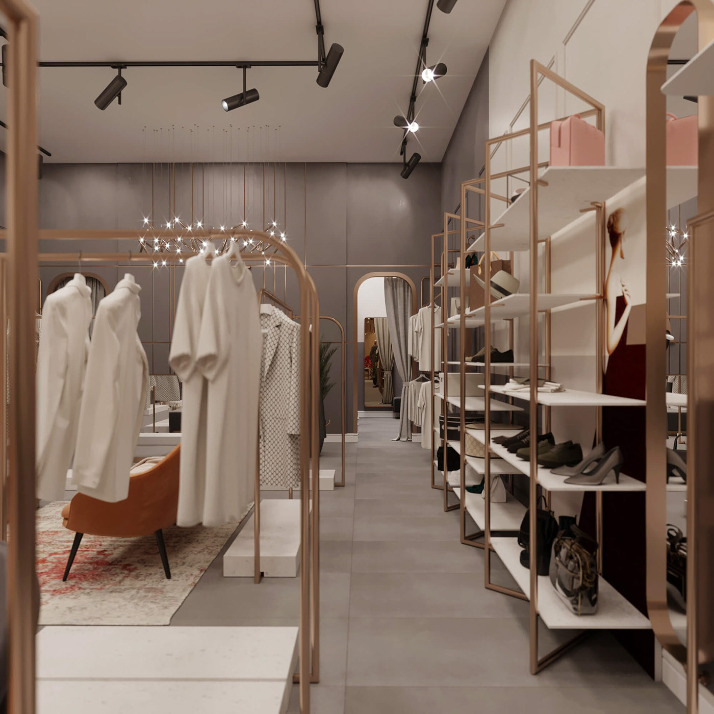 Mô tả: Thi công shop quần áo Quảng Ngãi với cam kết chất lượng, bảo hành tận tâm Thi công shop quần áo Quảng Ngãi 2025: Tạo không gian thời trang thu hút khách hàng