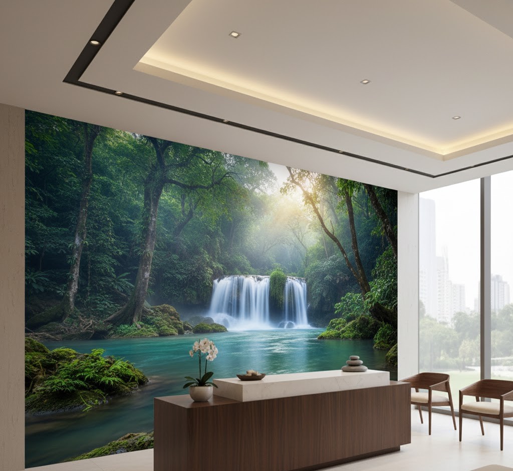 Mô tả: Backdrop fomex spa Nha Trang với công nghệ in UV sắc nét, bền màu Backdrop fomex spa Nha Trang với thiết kế sang trọng