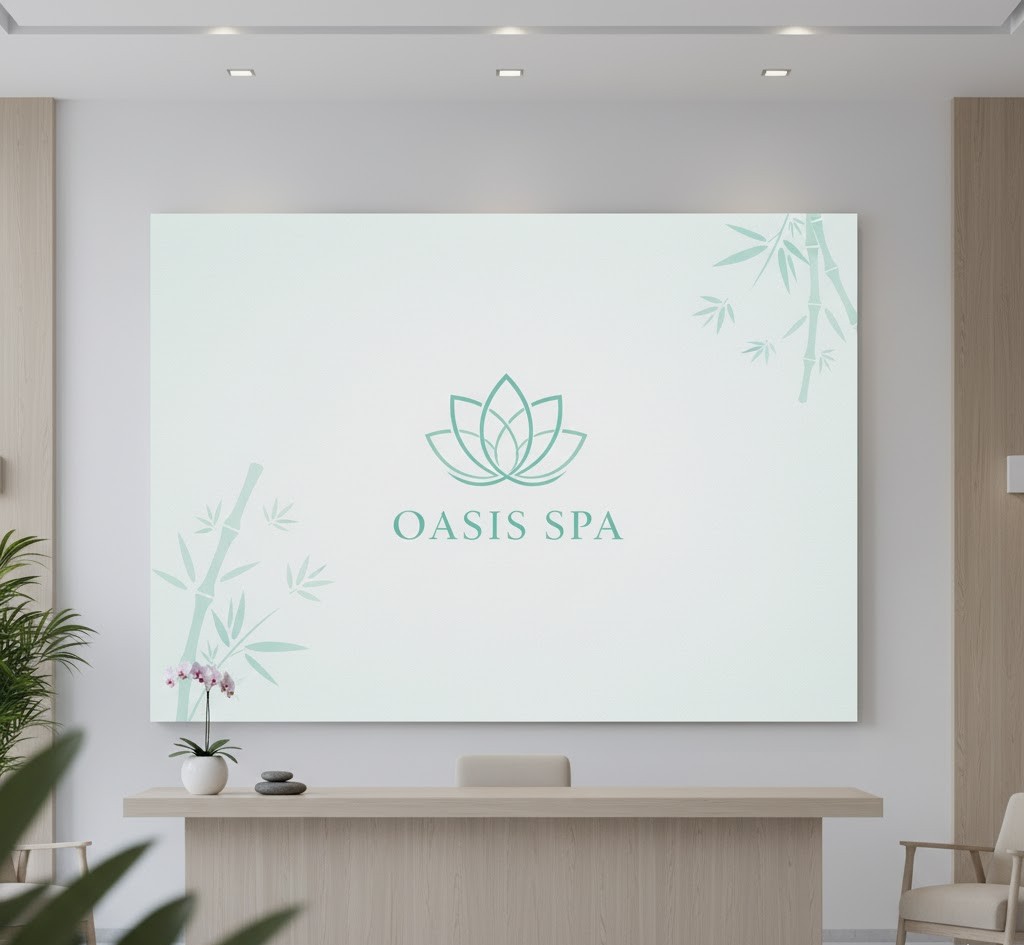 Mô tả: Backdrop fomex spa Nha Trang với góc check-in thu hút khách hàng Backdrop fomex spa Nha Trang với thiết kế sang trọng