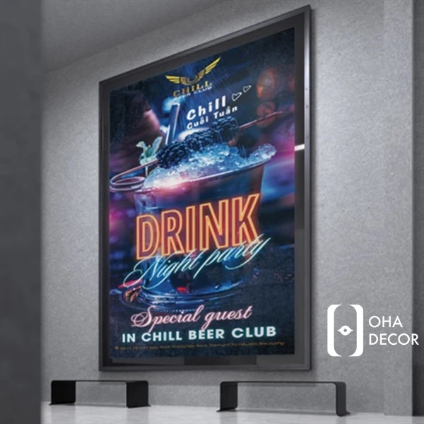 backlit film hộp đèn quảng cáo Huế