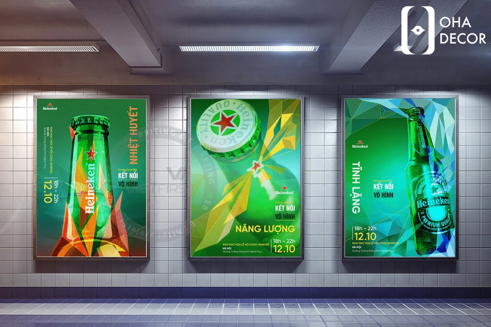 Backlit film Standee