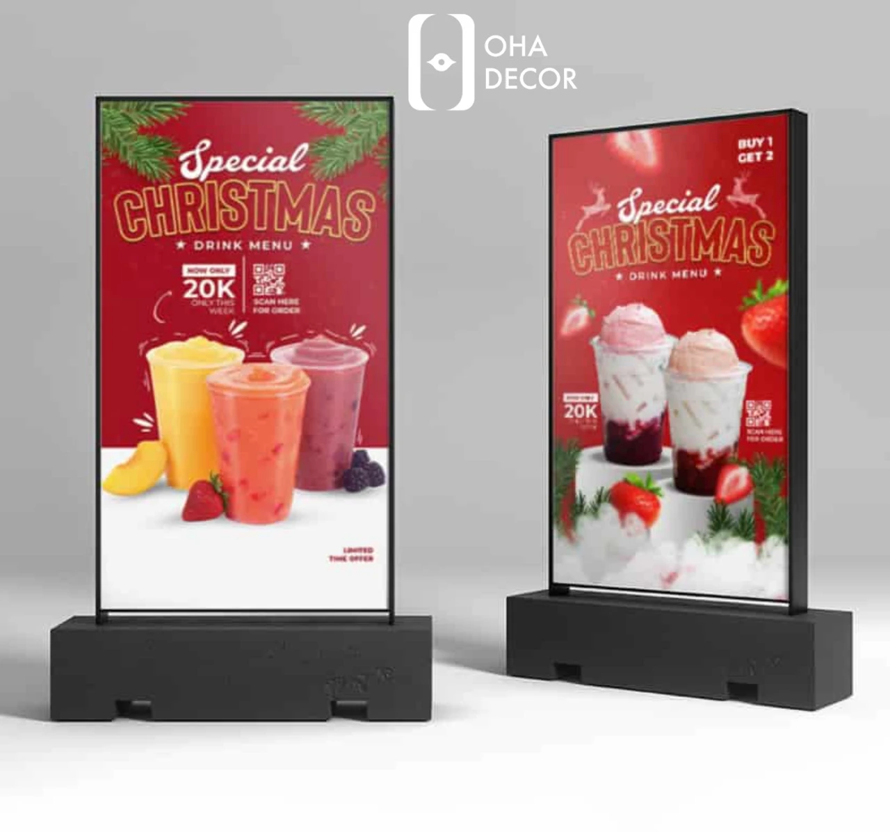 Backlit film Standee