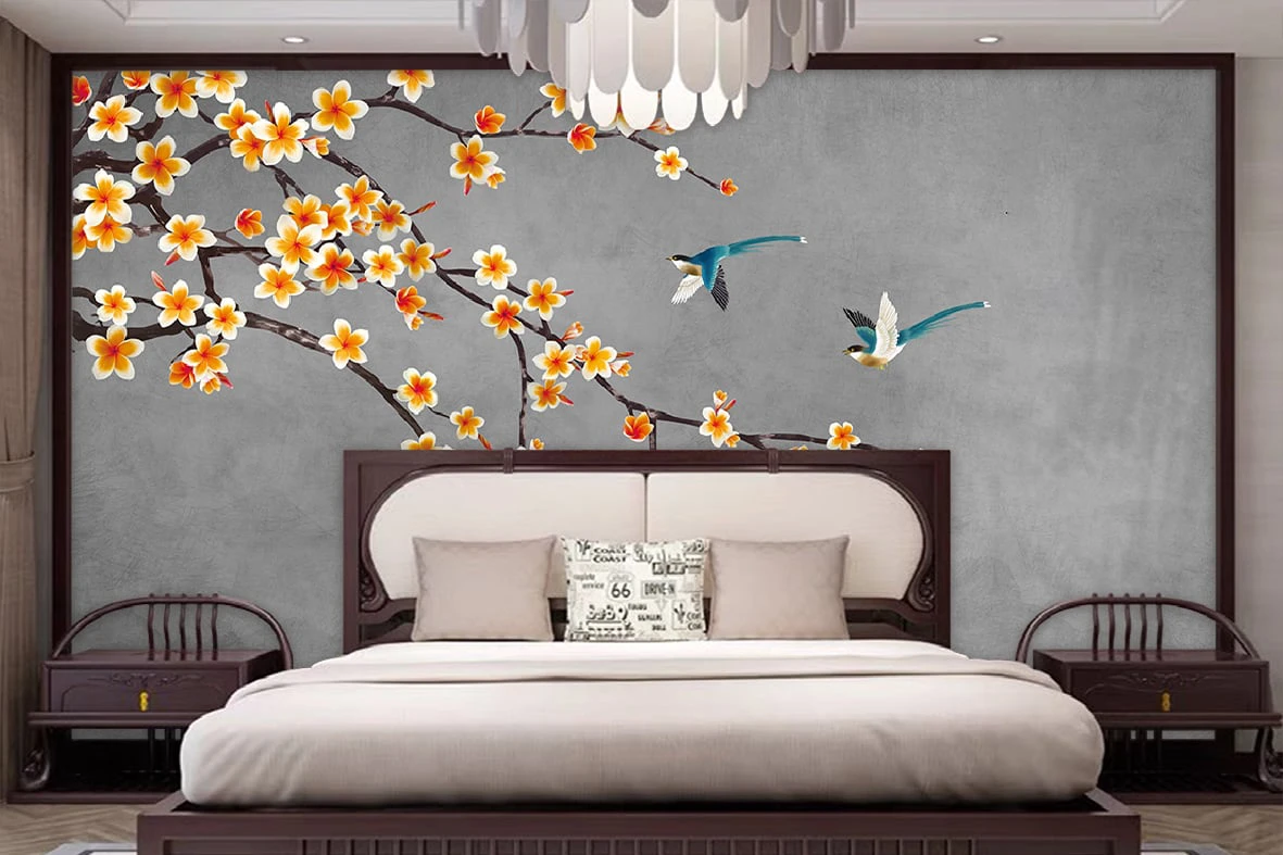 Decal dán tường 3D phòng ngủ Phú Thọ