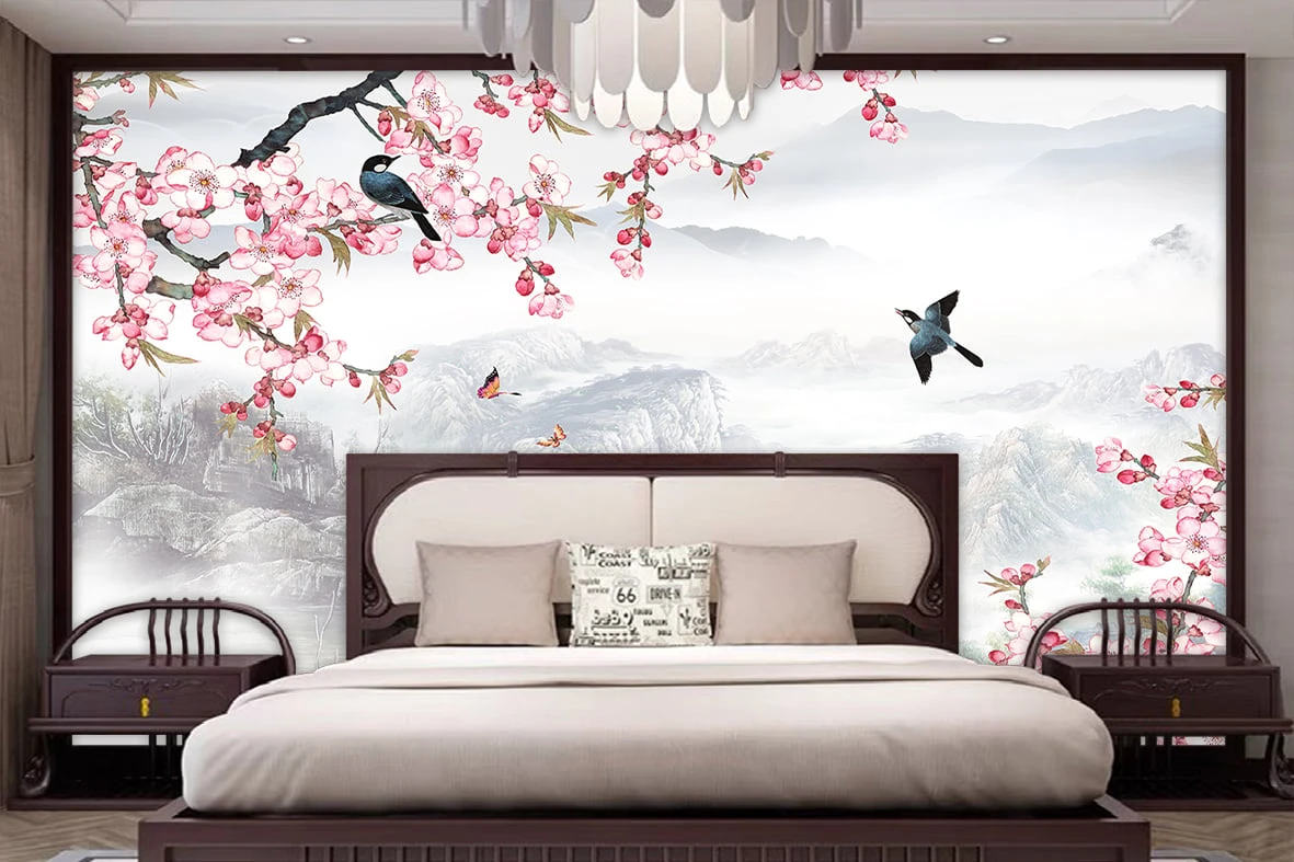 Decal dán tường 3D phòng ngủ Phú Thọ