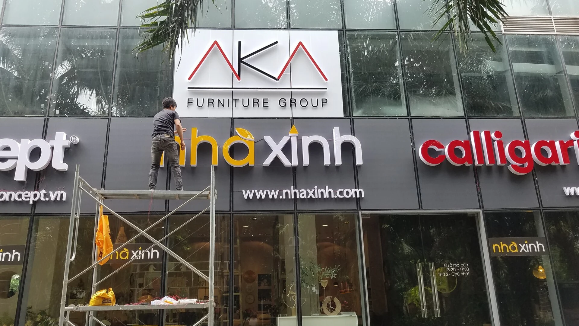 In alu bảng hiệu công ty giá xưởng Huế 