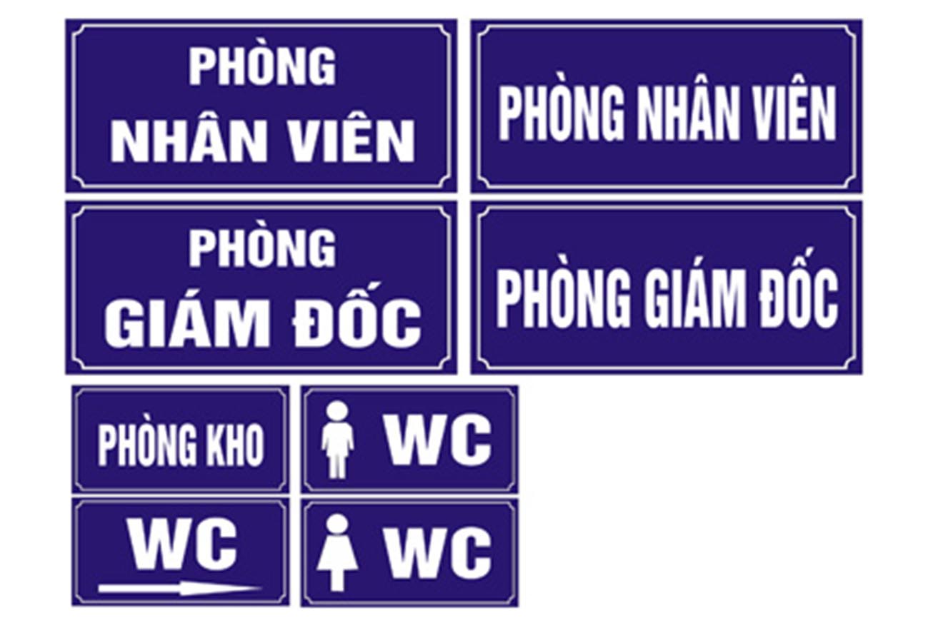 Top mẫu in mica ứng dụng trong biển hiệu phòng ban Đà Nẵng đẹp hiện đại nhất 2025 6 in mica ứng dụng trong biển hiệu phòng ban Đà Nẵng