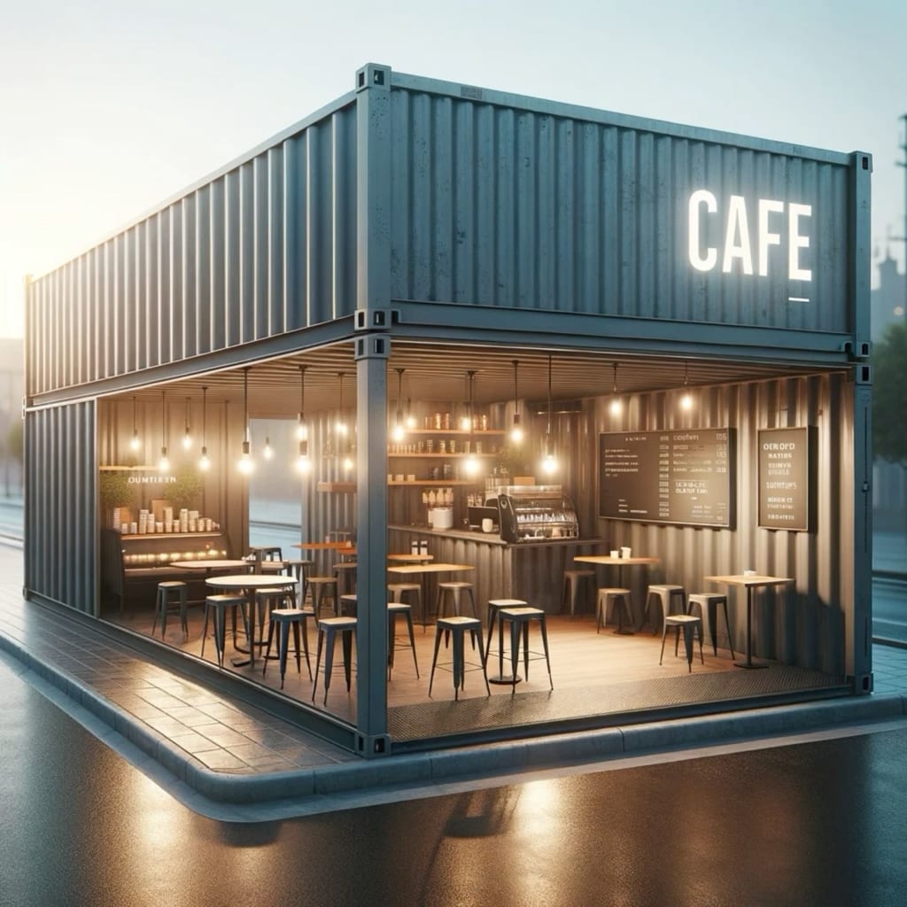 Quán cafe khung thép tiền chế Quảng Bình – Xu hướng thiết kế hiện đại năm 2025 3 Quán cafe khung thép tiền chế Quảng Bình