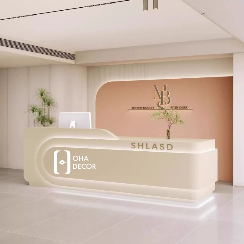 Thi Công Quầy Lễ Tân Chuyên Nghiệp Tại Đà Nẵng Giúp Tạo Ấn Tượng Ban Đầu Hoàn Hảo 2 Thi công quầy lễ tân