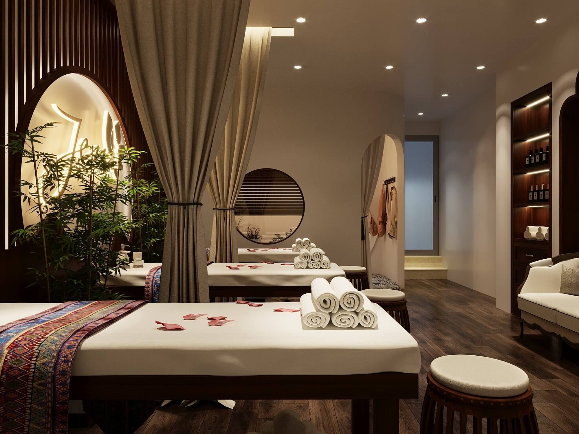 Mô tả: Quy trình thi công spa Đông Y Đà Nẵng chuyên nghiệp, đảm bảo thẩm mỹ. Giới thiệu về dịch vụ thi công spa Đông Y tại Đà Nẵng