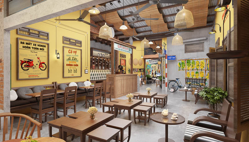 Thiết Kế Quán Cafe Cóc Quảng Nam 2025 – Xu Hướng Mới Cho Không Gian Kinh Doanh Bình Dân Hiện Đại 5 thiết kế quán cafe cóc Quảng Nam