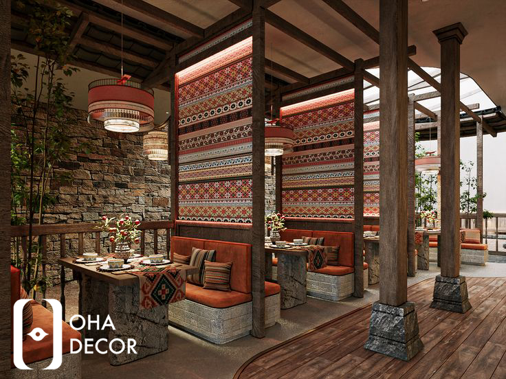 Thi Công Thiết Kế Quán Chay Tại Đà Nẵng Mang Không Gian An Nhiên Và Thoáng Đãng 4 thiết kế quán chay