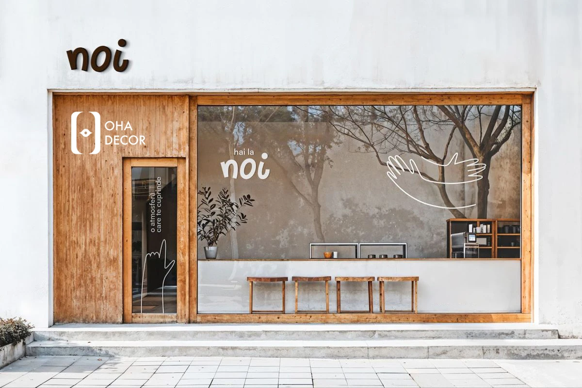 thiết kế quán trà sữa