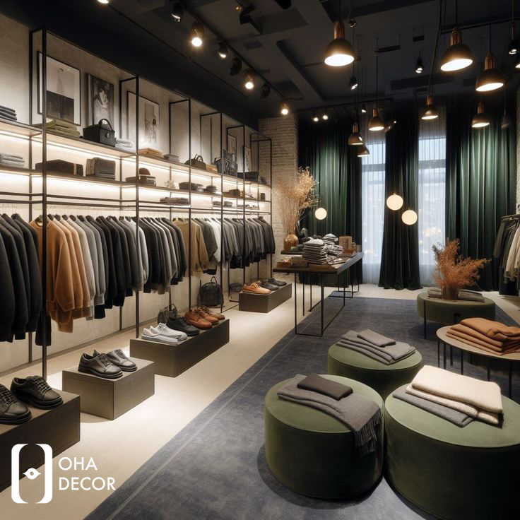Thi Công Thiết Kế Shop Quần Áo Nam 2025 Tại Huế Sang Trọng 1 thiết kế shop quần áo nam