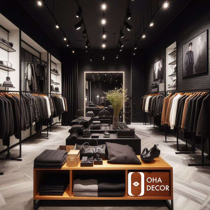 Thi Công Thiết Kế Shop Quần Áo Nam 2025 Tại Huế Sang Trọng 2 thiết kế shop quần áo nam