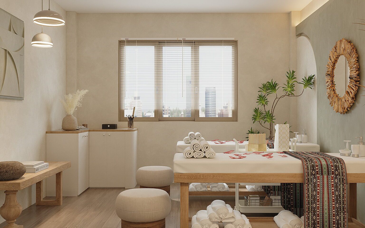 Mô tả: Thiết kế spa trọn gói Quảng Bình với không gian xanh, thu hút khách hàng. Thiết kế spa trọn gói tại Quảng Bình – không gian thư giãn thời thượng
