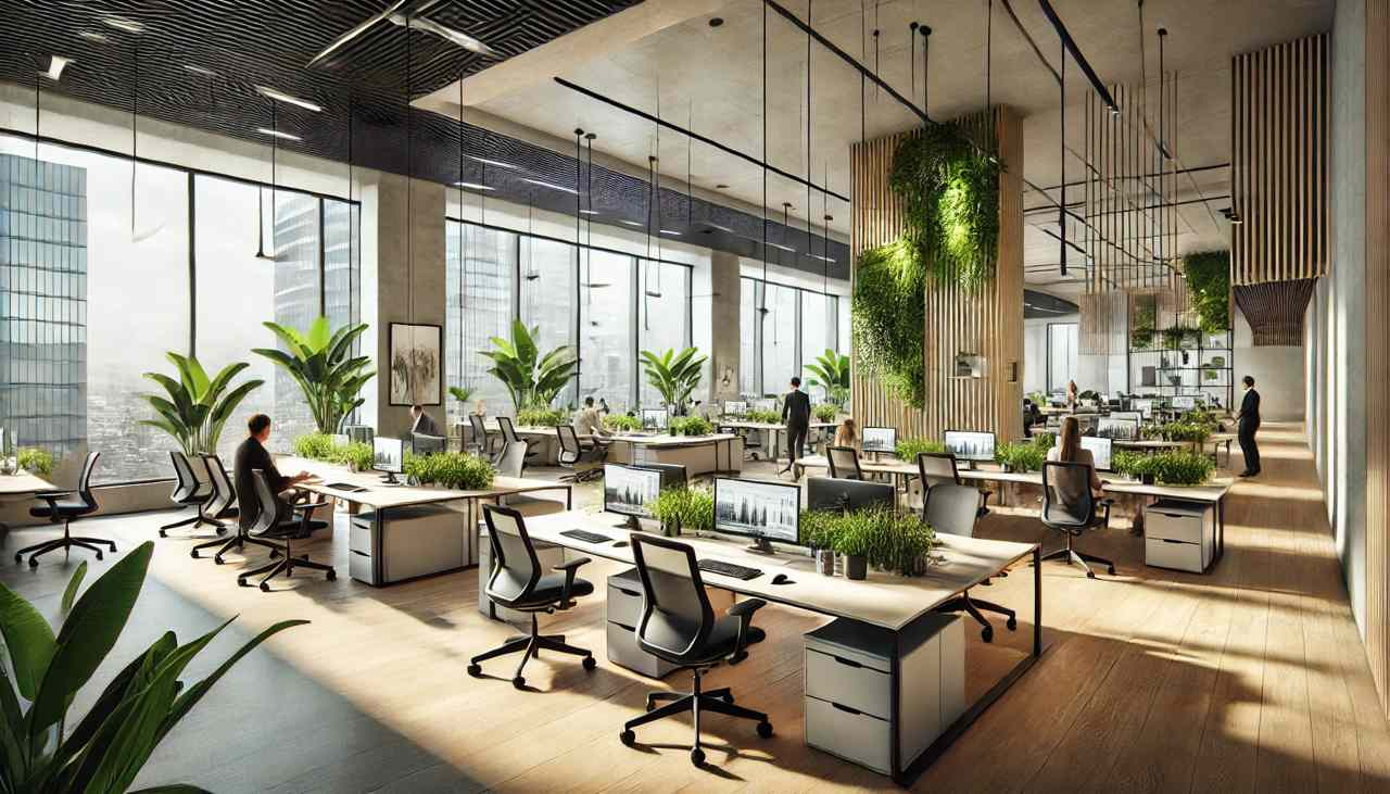 Xu hướng thiết kế thi công văn phòng Đà Nẵng năm 2025: Xanh – Mở – Linh hoạt 2 Xu hướng thiết kế thi công văn phòng Đà Nẵng năm 2025