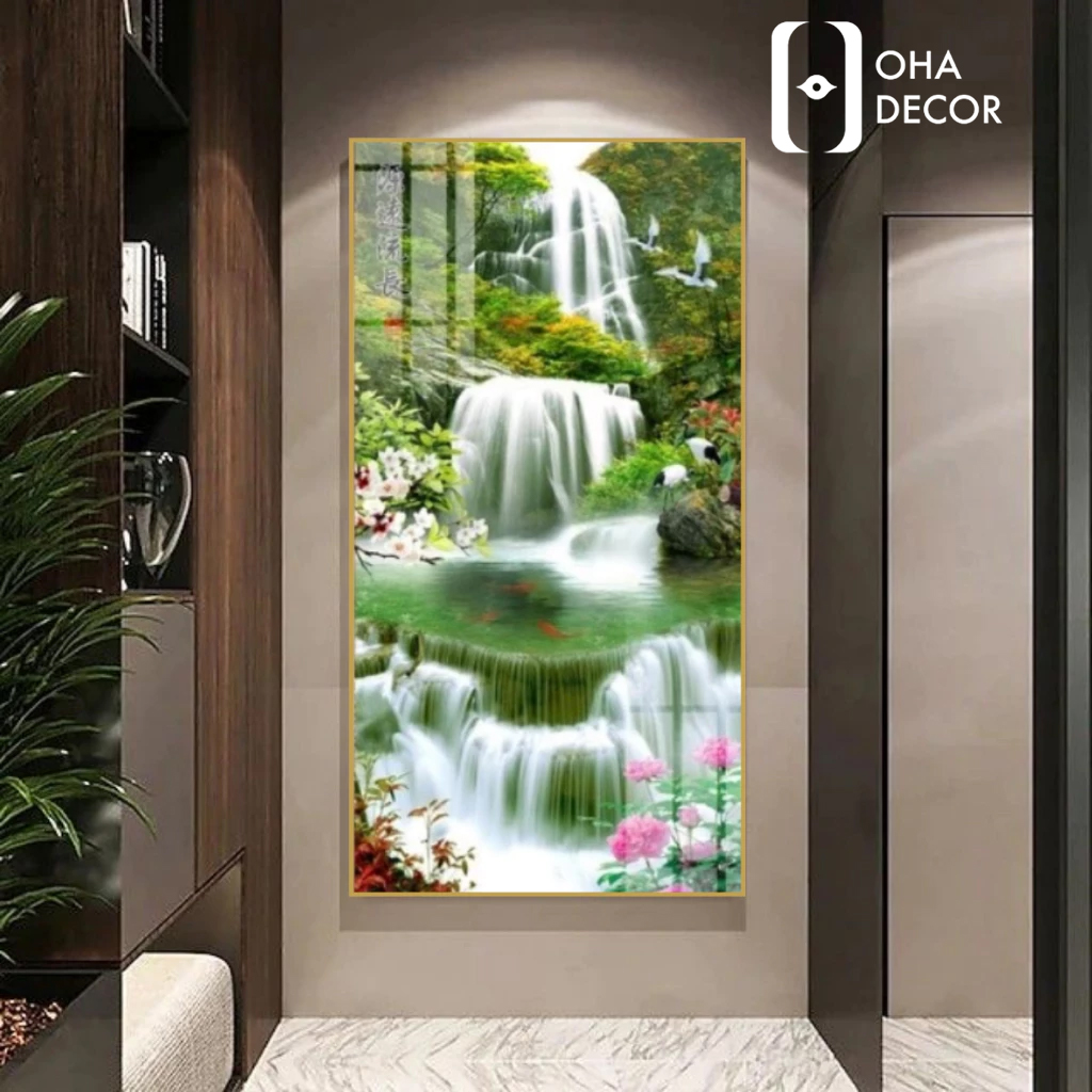 5 Mẫu Tranh Lụa 3D Phong Cảnh Hải Phòng Tôn Vinh Không Gian Sống Đẳng Cấp 5 tranh lụa 3d