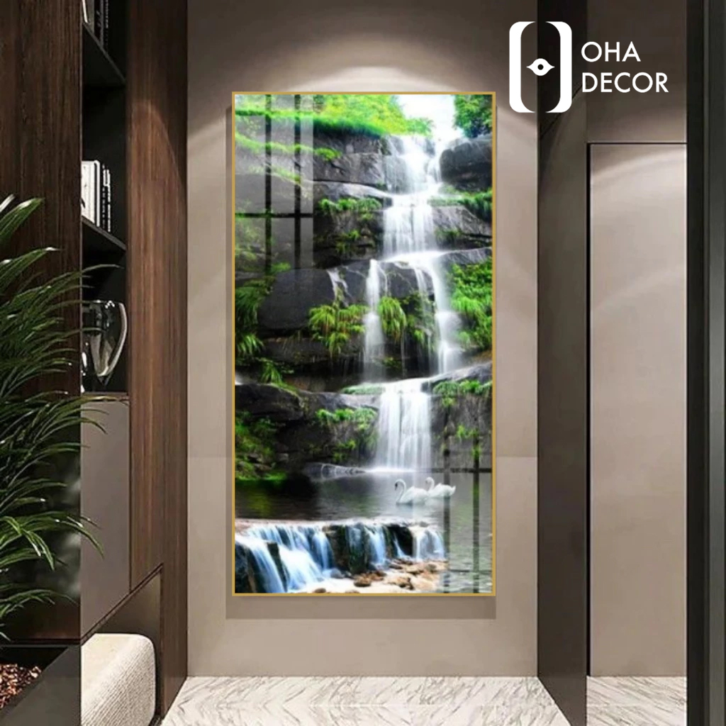 5 Mẫu Tranh Lụa 3D Phong Cảnh Hải Phòng Tôn Vinh Không Gian Sống Đẳng Cấp 4 tranh lụa 3d