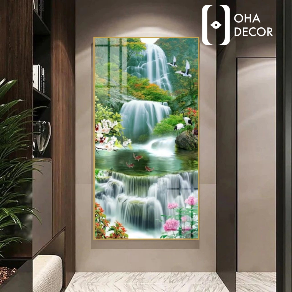 5 Mẫu Tranh Lụa 3D Phong Cảnh Hải Phòng Tôn Vinh Không Gian Sống Đẳng Cấp 6 tranh lụa 3d