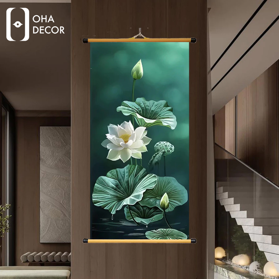 5 Mẫu Tranh Lụa 3D Phong Cảnh Hải Phòng Tôn Vinh Không Gian Sống Đẳng Cấp 1 tranh lụa 3d