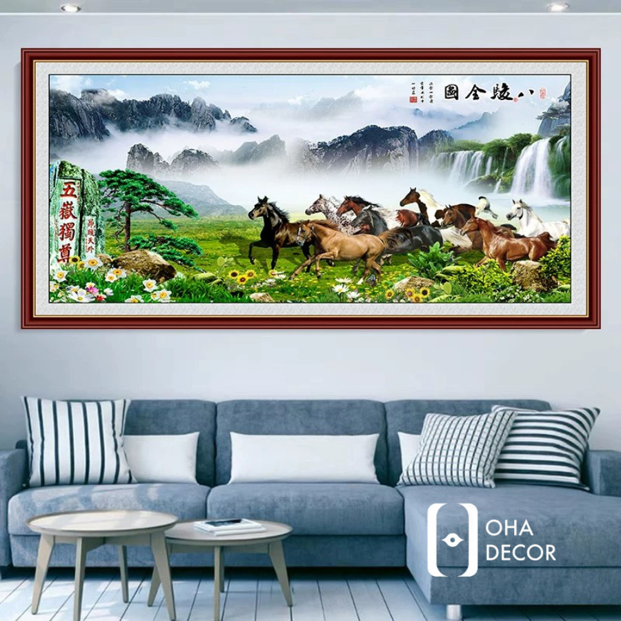 In tranh phong cảnh lụa Đà Nẵng – Vẻ đẹp mềm mại, sang trọng nâng tầm không gian sống hiện đại 4 tu quan ao go go do 1 28