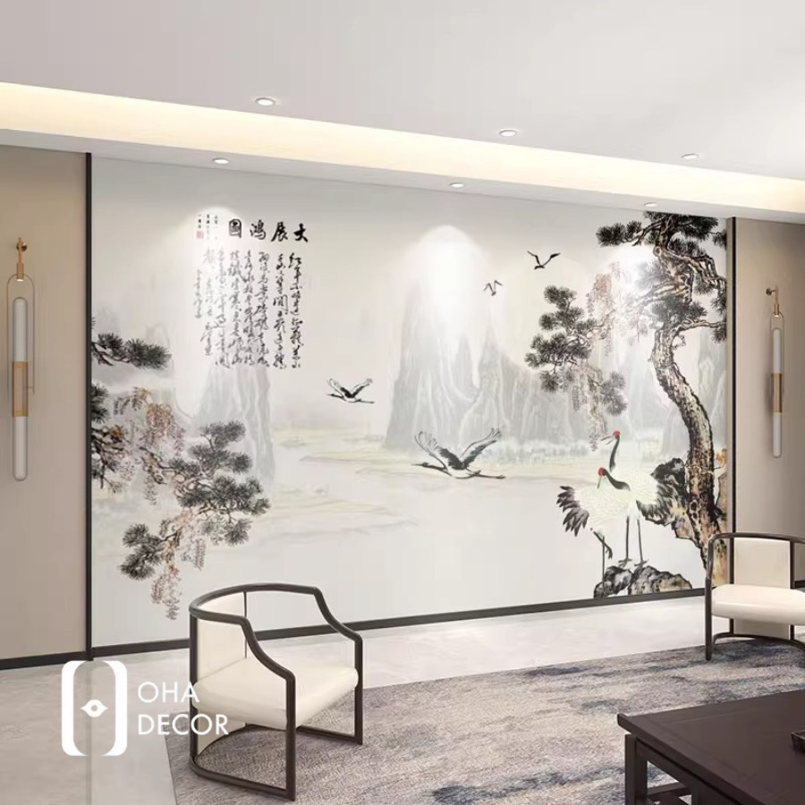 In tranh lụa cao cấp giá xưởng Hà Nội – Tôn vinh vẻ đẹp tinh tế và nghệ thuật đẳng cấp trong không gian sống 1 In tranh lụa cao cấp giá xưởng Hà Nội