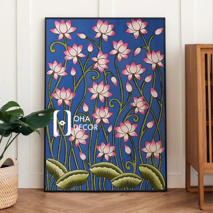 In tranh vải lụa treo tường Huế – Nâng tầm không gian sống với vẻ đẹp tinh tế và đậm chất nghệ thuật cố đô 1 In tranh vải lụa treo tường Huế