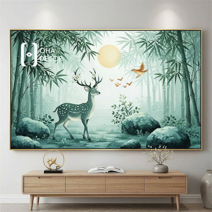 In tranh phong cảnh lụa Đà Nẵng – Vẻ đẹp mềm mại, sang trọng nâng tầm không gian sống hiện đại 5 tu quan ao go go do 3 2 28