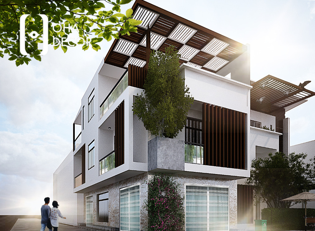 Thi công nhà trong phố Quảng Ngãi