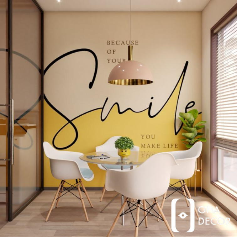 Decal dán tường văn phòng Hải Phòng