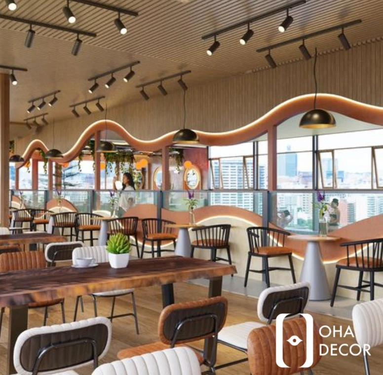 thi công quán ăn HCM