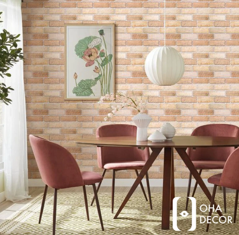 giấy dán tường phòng ăn Quảng Trị