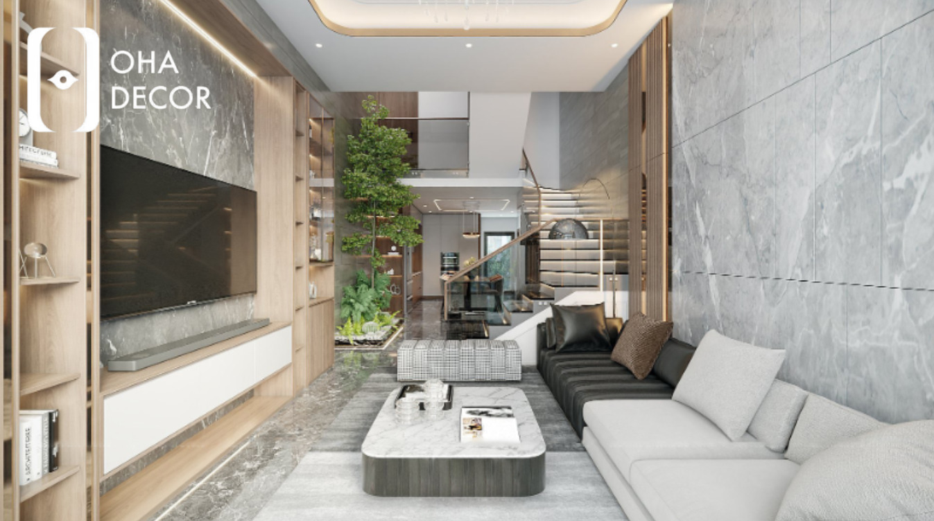 Thi công nhà trong phố Quảng Ngãi